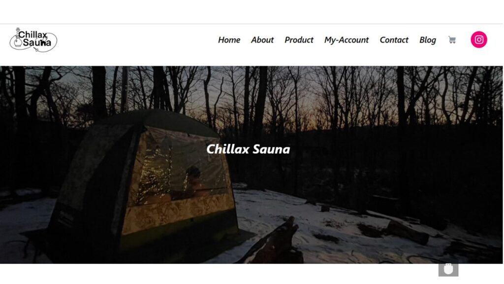 ChillaxSaunaのECサイト